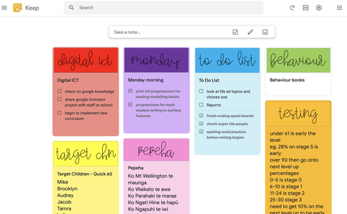 google keep notes for pc